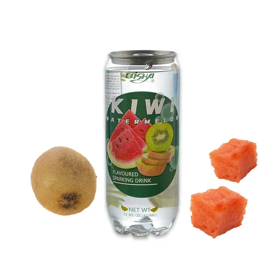 350ml Pet Can Kiwi+Melon Flavor Low Sugar Drink/Sparking