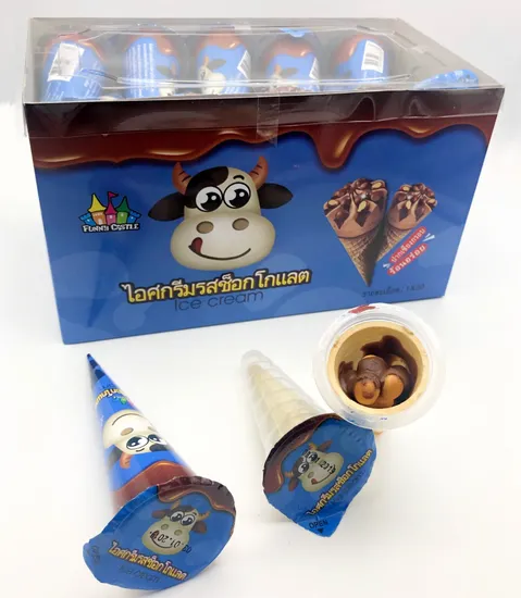 Bull Head Ice Cream Cone (Chocolate Flavor)