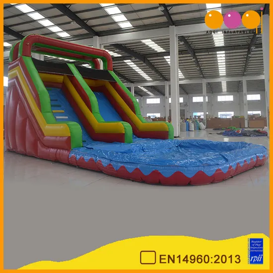 Home Used Inflatable Water Slide Colorful Giant (AQ1061-2)