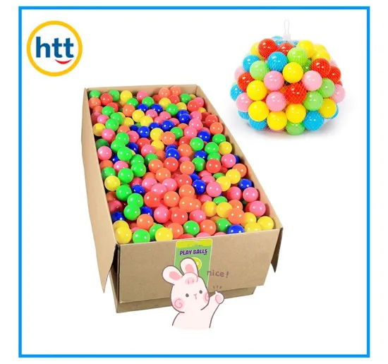 Soft Ball Plastic Play Pit Balls for Toddlers Ball Pit Rainbow Pool Balls for Water Toys