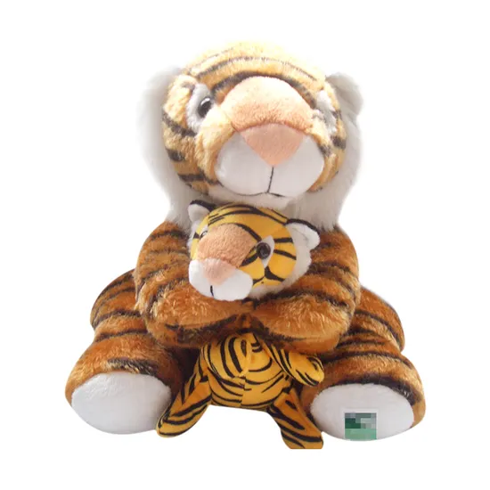 Creative Wholesale Custom Plush Stuffed Cartoon Parent-Child Animal Toy for Kids