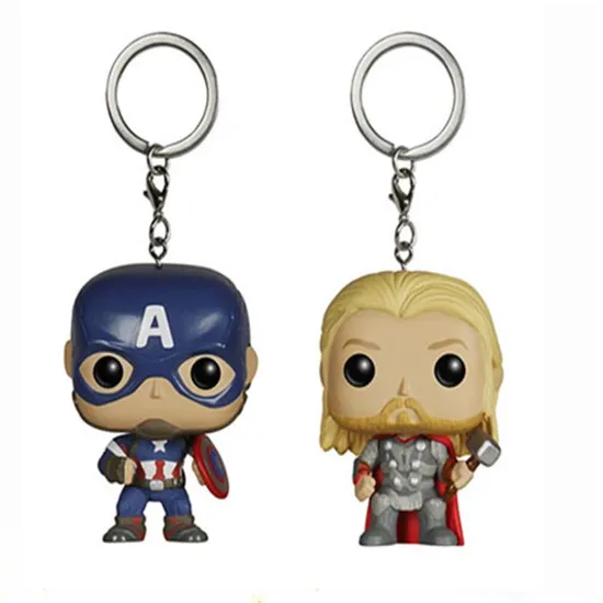 Custom The Avengers Custom PVC Figures with Keychain 3D