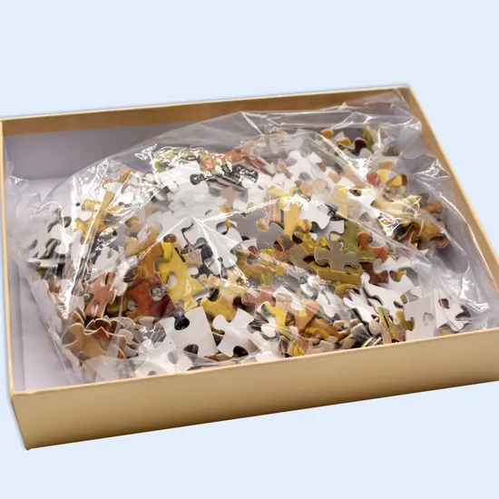 Jigsaw Puzzles Cheap/High End Puzzle Printing with Die Cut in Different Shape