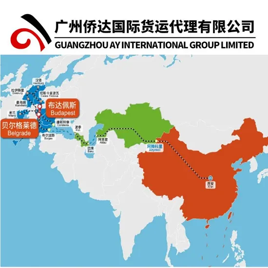 Railway Freight for 40feet From Guangzhou, China to Belgrade, Serbia Shipping From China by Train