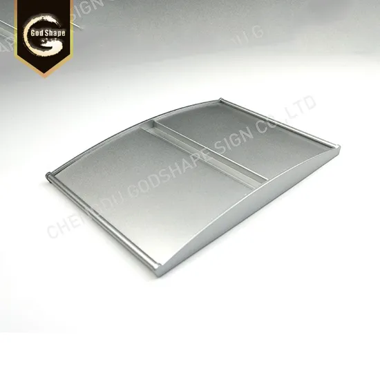 Aluminum Profile Curved Guidance Wayfinding Sign Aluminum Sign
