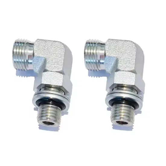 90 Degree Elbow Fittings Steel Tube Connector Hydraulic Tube
