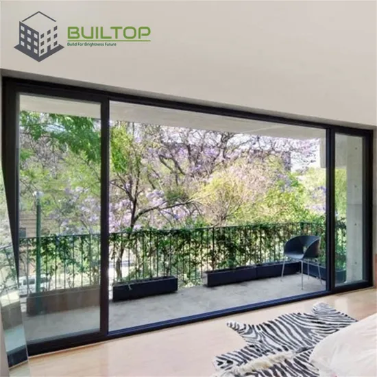 Factory Price Modern Style Aluminium Alloy Sliding Door Slim Frame Sliding Door