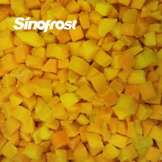 Certified ISO/Brc/Halal IQF Frozen Diced Pumpkin Bulk Exporter&Supplier