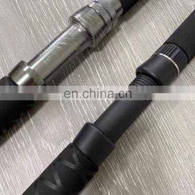solid fiberglass boat trolling fishing rod,1.8m 1.95m, 2.1m, 30-50lb, 50-80lb, 80-130lb. electronic reel