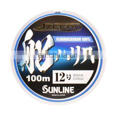 Hot selling super strong daily use 21 SUNLINE boat 100M fluorocarbon fishing line
