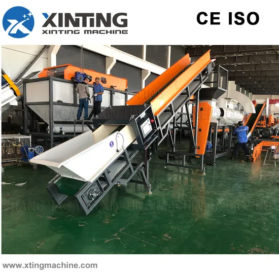 Plastic Pet Recycling Line Plastic Waste Bottle Crushing Washing Drying Production Line