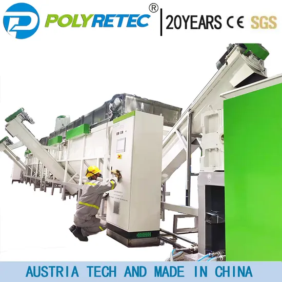 Complete HDPE PE PP Washing Recycling Line Machine with Competitive Price