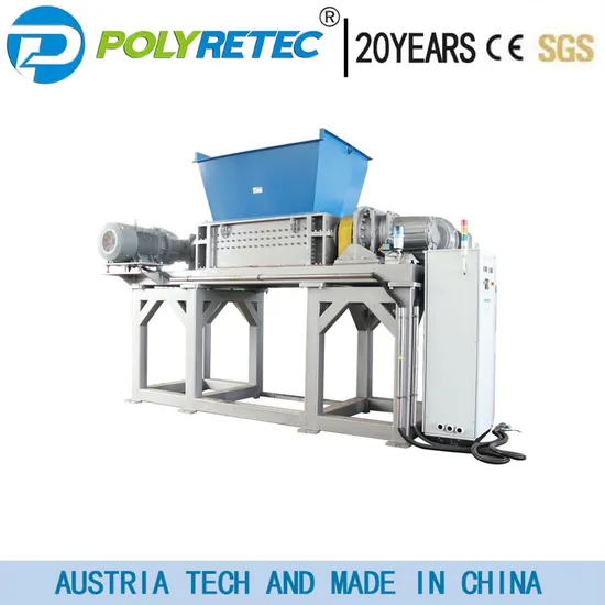 Efficiency Double Alloy Shaft Recycling Crinkle Paper Carton Box Cardboard Shredder Machine