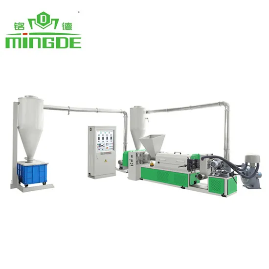 Plastic PVC PP Granule Making Machines LDPE HDPE Granulators Recycling Machine