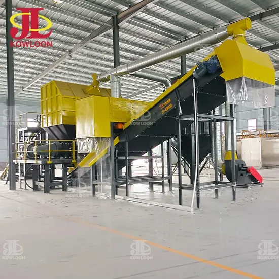 Brand Motors Waste Household Appliances Crusher Air Conditioner Recycling Machine Refrigerator Shredder Separation Line