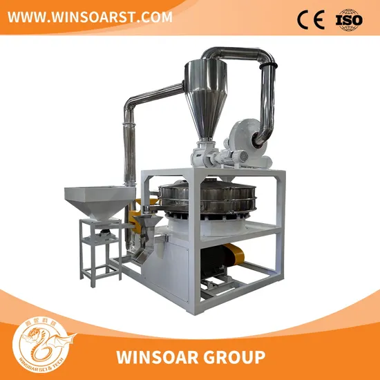PVC Plastic Miller Machine Hard and Rigid UPVC Pulverizer for Waste PVC Pipe Profile Panel Sheet Recycling Plastic Milling Machine