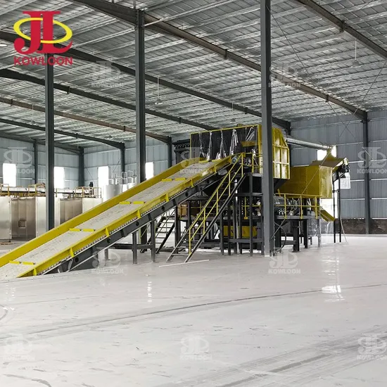 Lower Noise Waste Appliances Recycling Line Microwave Recycling Plant Water Heater Shredder