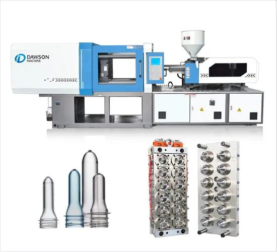 CE Approved Small Manufacturer Wide Neck Pet Preform Custom Design Plastic Making Injection Molding Moulding Machine