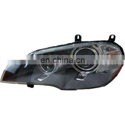 high quality auto car accessories LED angel eyes headlamp headlight for BMW X5 E70 HID Xenon head lamp head light 2011-2013