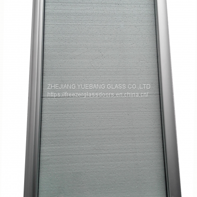 Frozen Freezer glass door aluminum frame with one piece handle
