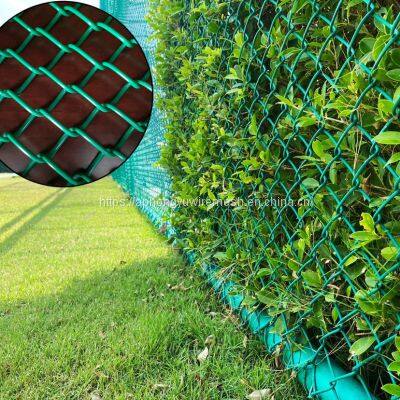 Chain link Fence chainlink fence chain-link chainlinkfencing security fence green vinyl PVC coated commercial fecne industrial fence residential fence