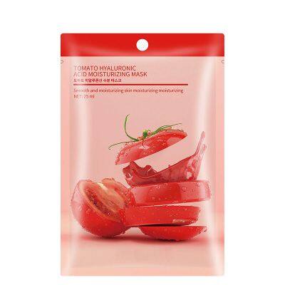 OEM Tomato Extract Hyaluronic Acid Moisturizing Face Mask