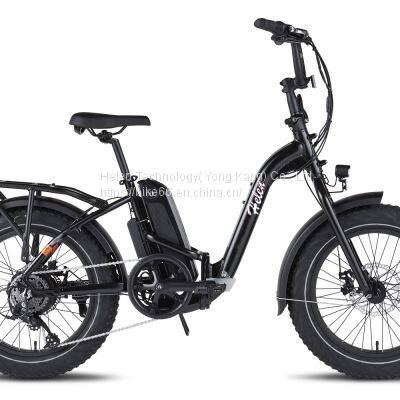 factory direct supply Safe Battery 20 Inch Fat Tire Adult Electric Folding Bike Electric Bicycles