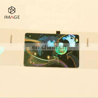 Rolled Custom Transparent Holographic Ribbon for PVC Card Printers