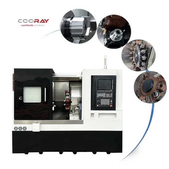 Cooray Crl46my Power Turret Slant Bed Tailstock Build-in Y Axis Fanuc/Siemens Cncturning Milling Compound Machining Center Lathe