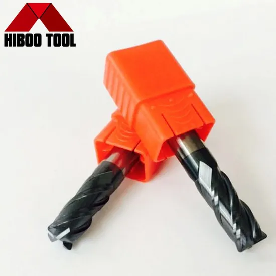 2/4flutes Tungsten Solid Carbide CNC End Mills with Corner Radius for Steel