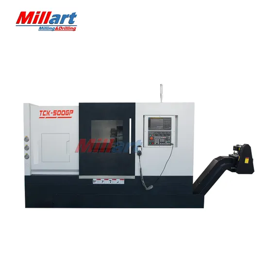 Tck550gp CNC Slant Bed Turning Lathe Machine Tilt Angle 45 Degree
