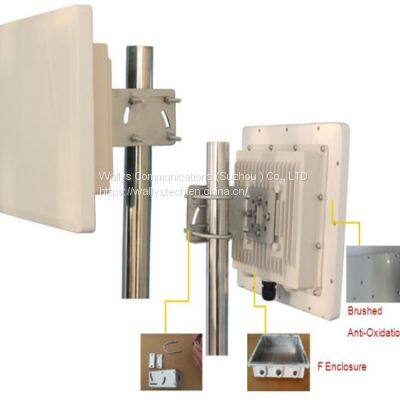 DRC-5159-19D17F Dual Polarization Enclosure Antenna 5GHz broadband Point to Point IP66 UV Protected
