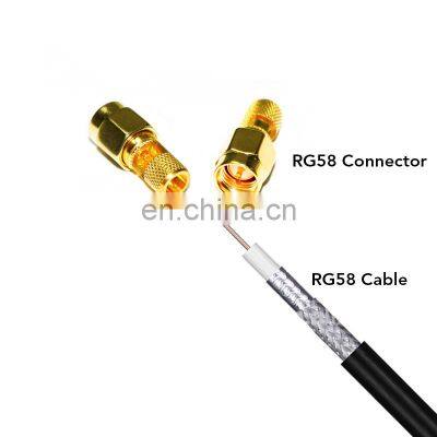 RG58 Coaxial Cables with SMA RG58 Cable Connectors
