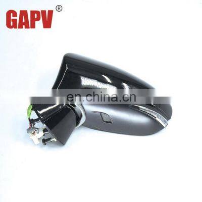 Automatic mirror, turn signal, heating, folding, floor light Black For Toyota LEXUS CT200 LH 87940-76132-C0 ZWA10 2012-