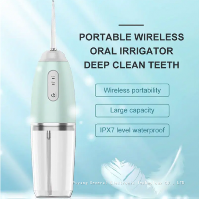 Portable Dental Oral Water Irrigators Dental Floss Water Flosser Pick for Teeth Irrigation