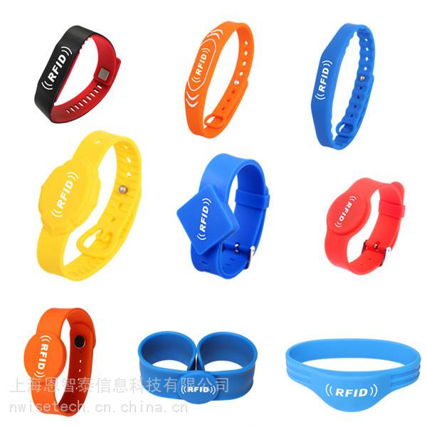 Silicon RFID Wristband 13.56Mhz ISO14443A in different color & shape