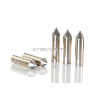 Electroplated diamond mounted points CBN grinding tools sharp arrow head abrasive tools
