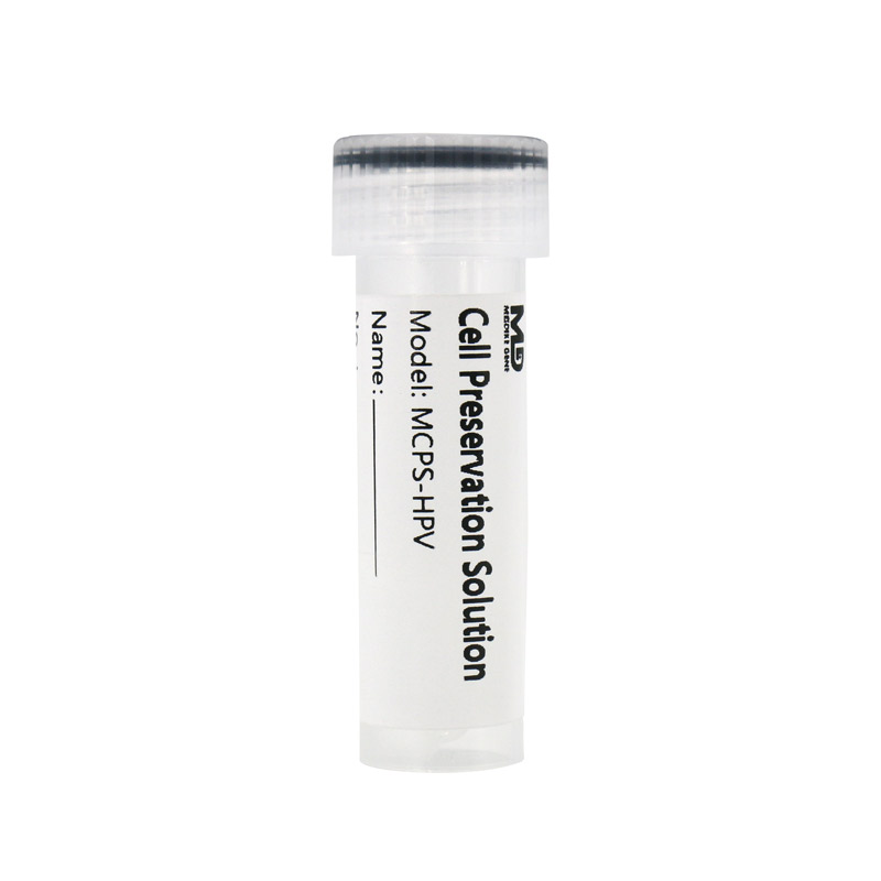 Disposable Medical Specimen Collection Tube with Cell Preservation Solution for HPV Test