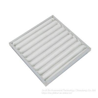 Galvanized Steel Frame Primary Pleated Washable Pre Air Filter