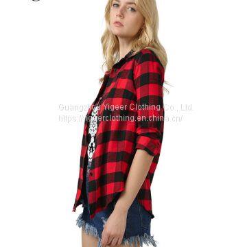 Long Sleeve Classic Classic Plaid Shirt