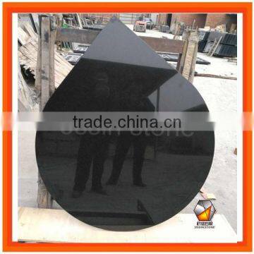 black granite hearth fireplace slab hearth