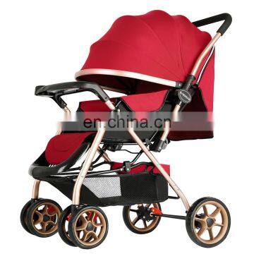Adjustable Large Awning Baby Cart/ Baby Buggy With Dinner Plate