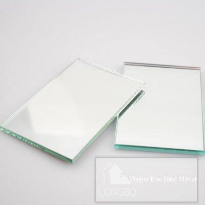 1.5mm 1.8mm 2mm 3mm 4mm 5mm 6mm Coating Copper Free Silver Mirror Sheet Glass