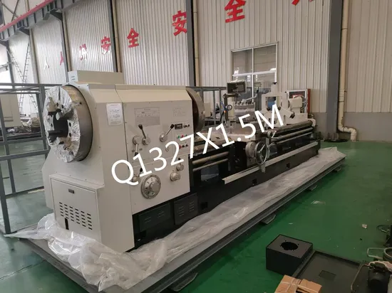 Q1327X1.5m Pipe Threading Lathe with Big Spindle Hole Oilfield Use