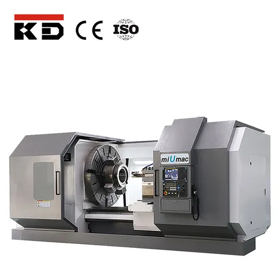 Kaida Heavy Duty Big Bore Flat Bed CNC Lathe Ck61160/8000