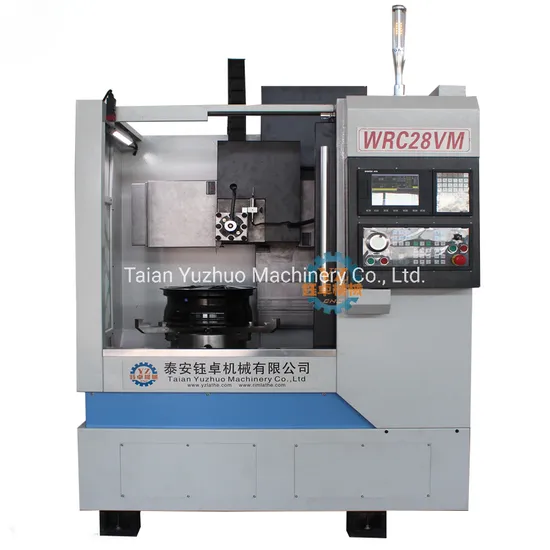 Vertical CNC Lathe Mini Alloy Wheel Repair Equipment