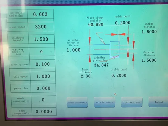 2021 Precision Tct Circular Sawblade Grinding Machine for Leits Saws Sharpening