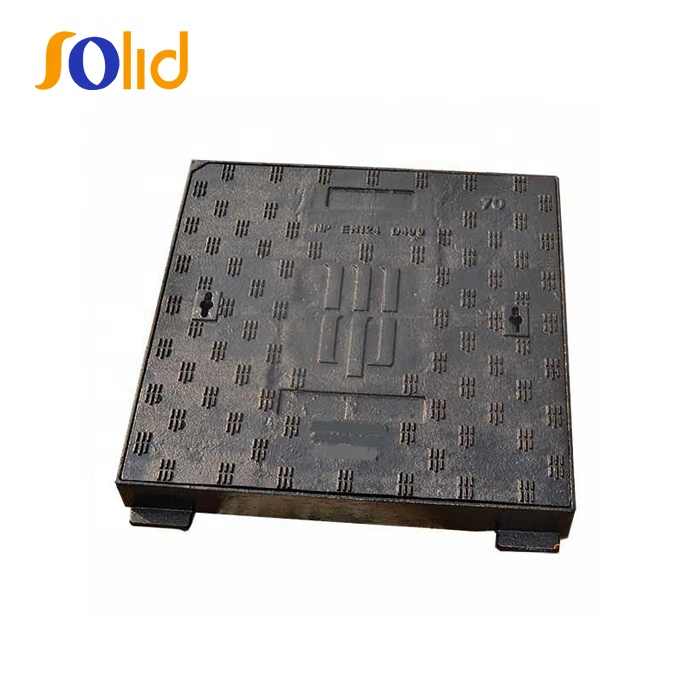 Ductile Cast Iron Heavy Duty Manhole Covers Telecom Manhole Cover Square