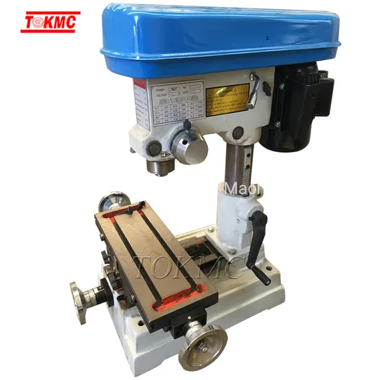 Spindle Head Belt Driven Manual Small Milling Machine