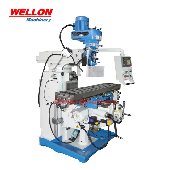 Turret Milling Machine with Horizontal Milling Head (X6325W Universal Milling Machines)